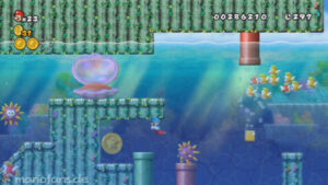World 1 — New Super Mario Bros. Wii walkthrough screenshot
