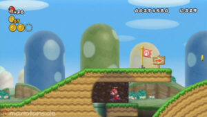 World 1 — New Super Mario Bros. Wii walkthrough screenshot