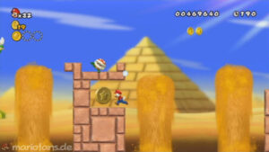 World 2 — New Super Mario Bros. Wii walkthrough screenshot
