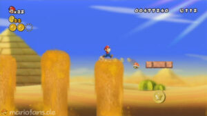 World 2 — New Super Mario Bros. Wii walkthrough screenshot
