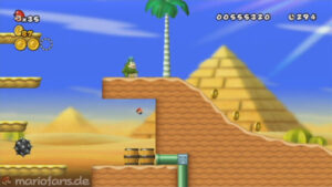 World 2 — New Super Mario Bros. Wii walkthrough screenshot