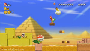 World 2 — New Super Mario Bros. Wii walkthrough screenshot
