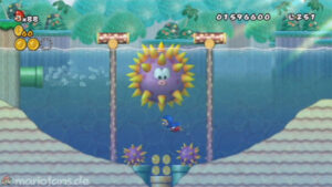 World 4 — New Super Mario Bros. Wii walkthrough screenshot