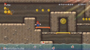 World 4 — New Super Mario Bros. Wii walkthrough screenshot