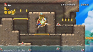 World 4 — New Super Mario Bros. Wii walkthrough screenshot