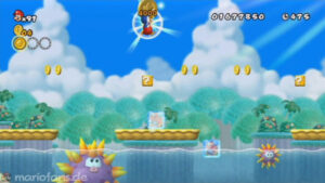 World 4 — New Super Mario Bros. Wii walkthrough screenshot