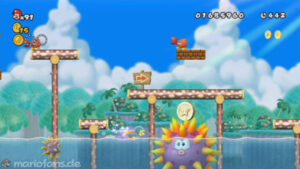 World 4 — New Super Mario Bros. Wii walkthrough screenshot