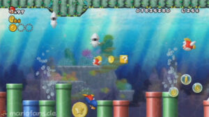 World 4 — New Super Mario Bros. Wii walkthrough screenshot