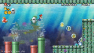 World 4 — New Super Mario Bros. Wii walkthrough screenshot