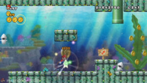 World 4 — New Super Mario Bros. Wii walkthrough screenshot