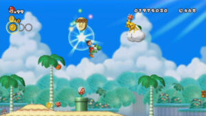 World 4 — New Super Mario Bros. Wii walkthrough screenshot
