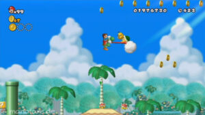 World 4 — New Super Mario Bros. Wii walkthrough screenshot