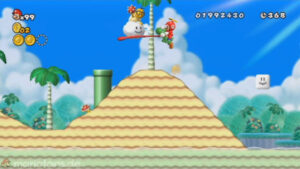 World 4 — New Super Mario Bros. Wii walkthrough screenshot
