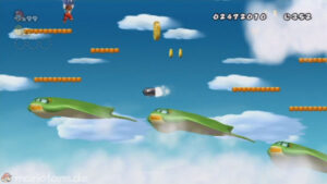 World 5 — New Super Mario Bros. Wii walkthrough screenshot