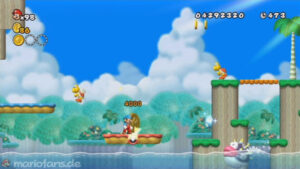 World 9 — New Super Mario Bros. Wii walkthrough screenshot