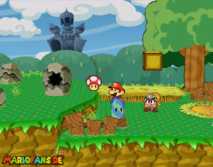 Chapter 1: Castle and Dragon — Paper Mario: The Thousand-Year Door walkthrough screenshot
