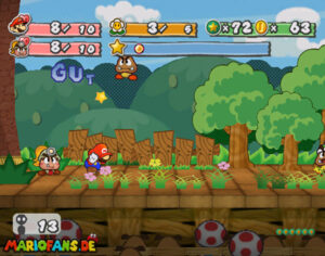 Chapter 1: Castle and Dragon — Paper Mario: The Thousand-Year Door walkthrough screenshot