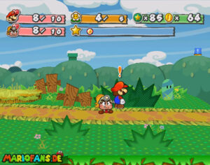 Chapter 1: Castle and Dragon — Paper Mario: The Thousand-Year Door walkthrough screenshot