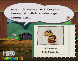 Chapter 1: Castle and Dragon — Paper Mario: The Thousand-Year Door walkthrough screenshot