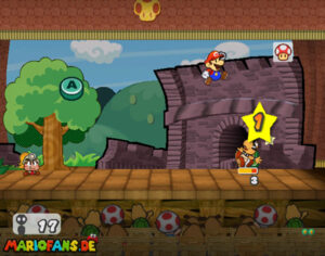 Chapter 1: Castle and Dragon — Paper Mario: The Thousand-Year Door walkthrough screenshot