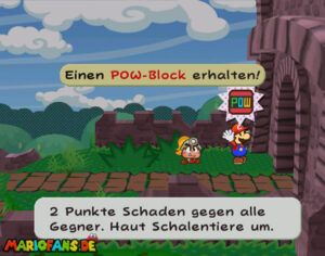 Chapter 1: Castle and Dragon — Paper Mario: The Thousand-Year Door walkthrough screenshot