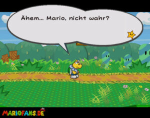 Chapter 1: Castle and Dragon — Paper Mario: The Thousand-Year Door walkthrough screenshot