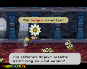Chapter 1: Castle and Dragon — Paper Mario: The Thousand-Year Door walkthrough screenshot