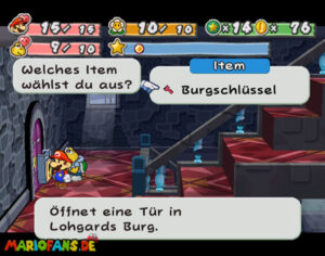 Chapter 1: Castle and Dragon — Paper Mario: The Thousand-Year Door walkthrough screenshot
