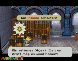 Chapter 1: Castle and Dragon — Paper Mario: The Thousand-Year Door walkthrough screenshot
