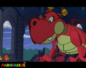 Chapter 1: Castle and Dragon — Paper Mario: The Thousand-Year Door walkthrough screenshot