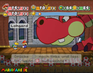 Chapter 1: Castle and Dragon — Paper Mario: The Thousand-Year Door walkthrough screenshot
