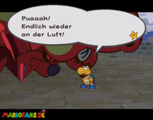 Chapter 1: Castle and Dragon — Paper Mario: The Thousand-Year Door walkthrough screenshot