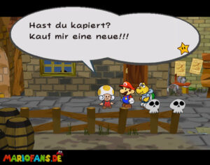 Chapter 1: Castle and Dragon — Paper Mario: The Thousand-Year Door walkthrough screenshot