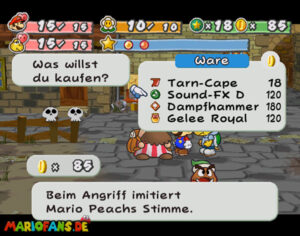 Chapter 1: Castle and Dragon — Paper Mario: The Thousand-Year Door walkthrough screenshot