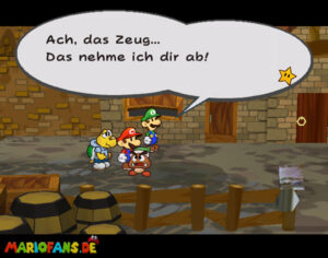 Chapter 1: Castle and Dragon — Paper Mario: The Thousand-Year Door walkthrough screenshot
