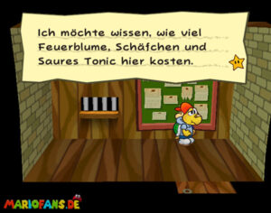 Chapter 1: Castle and Dragon — Paper Mario: The Thousand-Year Door walkthrough screenshot