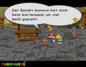 Chapter 1: Castle and Dragon — Paper Mario: The Thousand-Year Door walkthrough screenshot