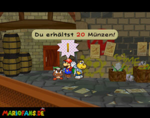 Chapter 1: Castle and Dragon — Paper Mario: The Thousand-Year Door walkthrough screenshot
