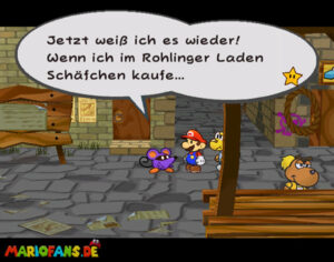 Chapter 1: Castle and Dragon — Paper Mario: The Thousand-Year Door walkthrough screenshot