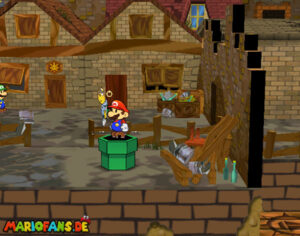 Chapter 1: Castle and Dragon — Paper Mario: The Thousand-Year Door walkthrough screenshot