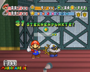 Chapter 7: Mario Shoots the Moon — Paper Mario: The Thousand-Year Door (Nintendo Switch) walkthrough screenshot