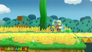Chapter 1: Castle and Dragon — Paper Mario: The Thousand-Year Door (Nintendo Switch) walkthrough screenshot