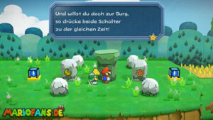 Chapter 1: Castle and Dragon — Paper Mario: The Thousand-Year Door (Nintendo Switch) walkthrough screenshot