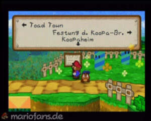Pleasant Path and Koopa Village — Paper Mario walkthrough screenshot