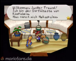 Pleasant Path and Koopa Village — Paper Mario walkthrough screenshot