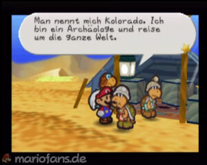 Dry Dry Desert — Paper Mario walkthrough screenshot