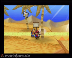 Dry Dry Desert — Paper Mario walkthrough screenshot