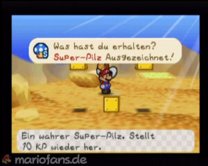 Dry Dry Desert — Paper Mario walkthrough screenshot