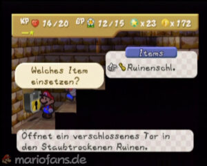Dry Dry Ruins — Paper Mario walkthrough screenshot