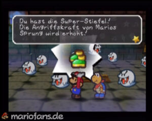 Boo's Mansion — Paper Mario walkthrough screenshot